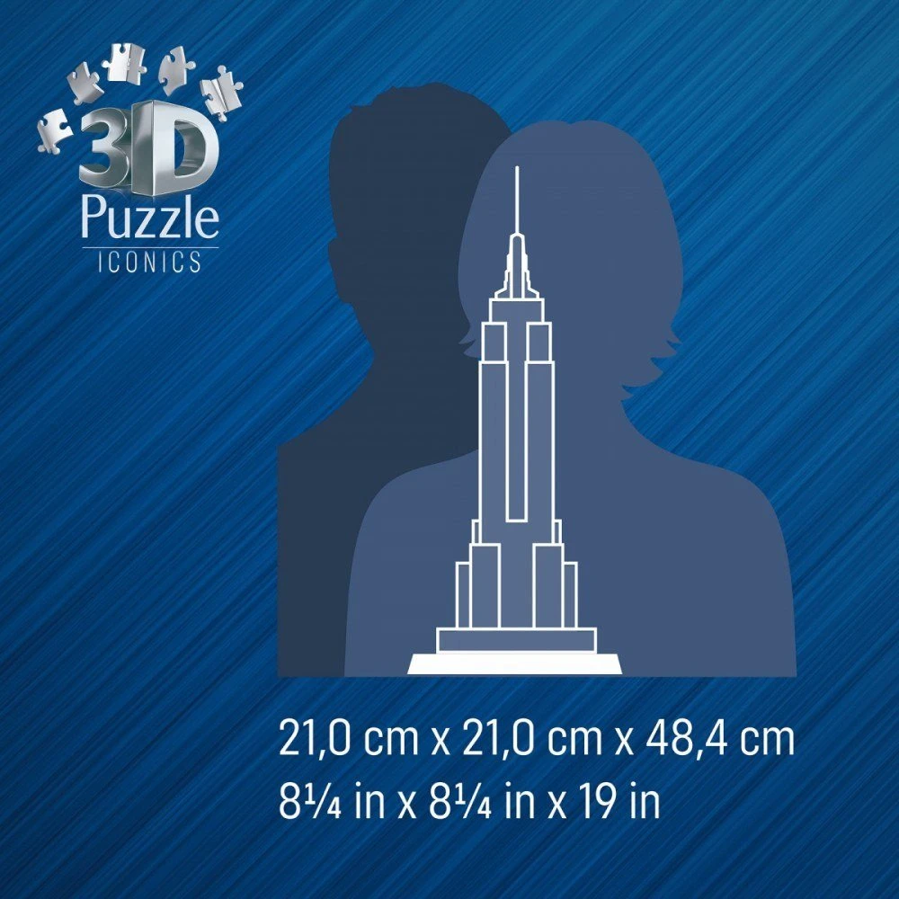 Ravensburger 3D dėlionė Iconics Empire State Building