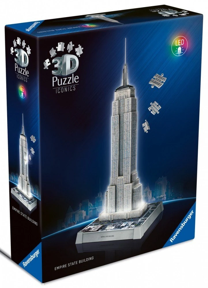 Ravensburger 3D dėlionė Iconics Empire State Building