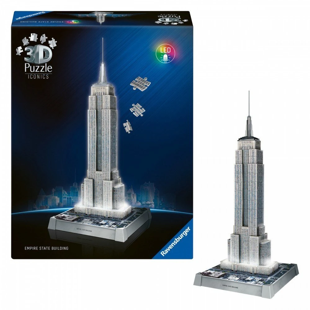 Ravensburger 3D dėlionė Iconics Empire State Building