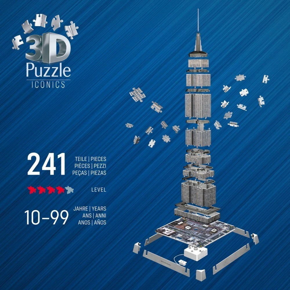 Ravensburger 3D dėlionė Iconics Empire State Building