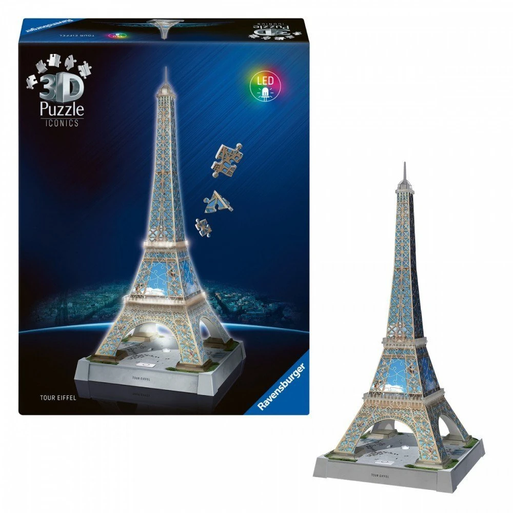 Ravensburger Puzzle 3D Eifelio bokšto dėlionė