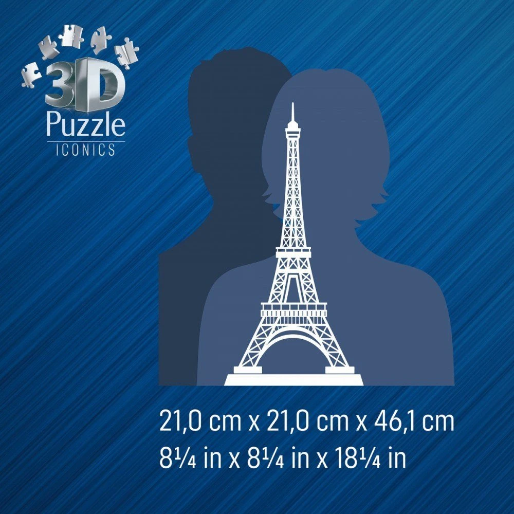 Ravensburger Puzzle 3D Eifelio bokšto dėlionė