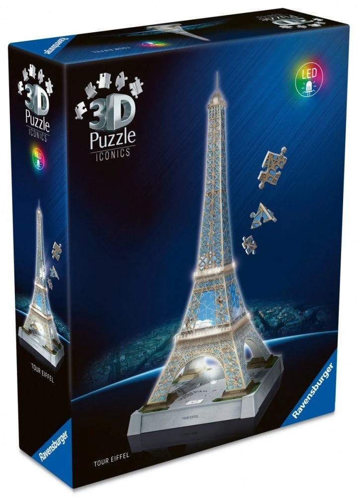 Ravensburger Puzzle 3D Eifelio bokšto dėlionė