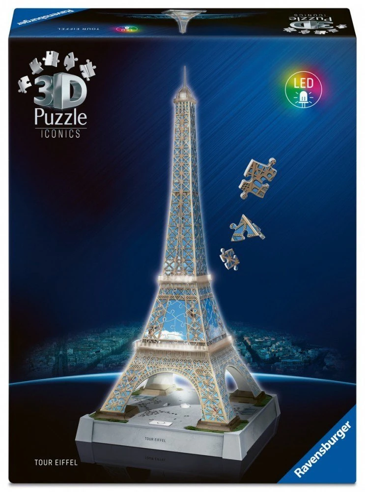 Ravensburger Puzzle 3D Eifelio bokšto dėlionė