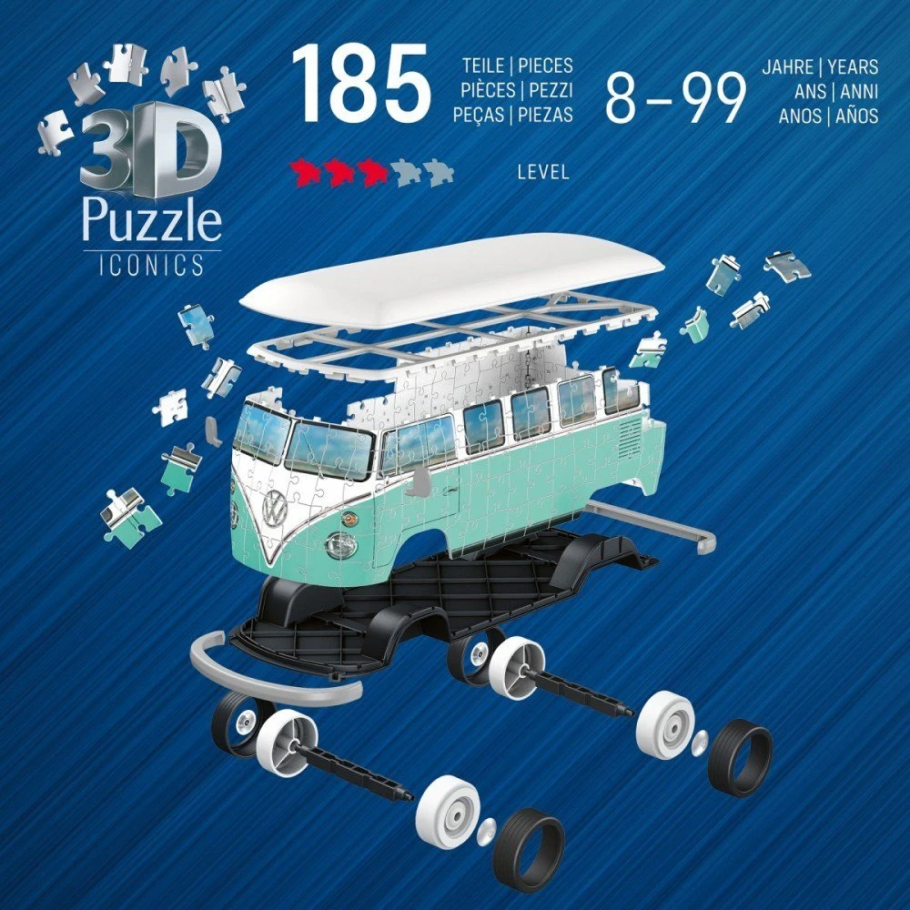Ravensburger 3D dėlionė Iconics Volkswagen T1