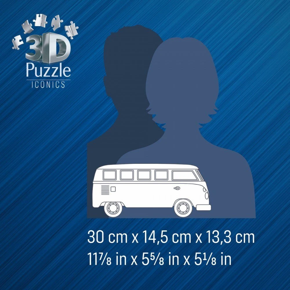 Ravensburger 3D dėlionė Iconics Volkswagen T1