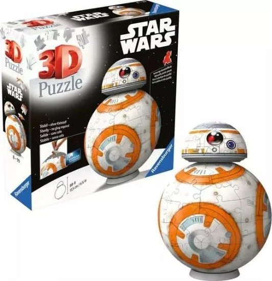 Dėlionė Ravensburger Puzzle 3D Star Wars BB-8