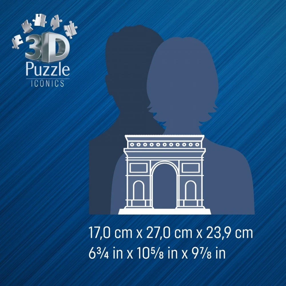 Ravensburger 3D dėlionė Iconics Triumfo arka