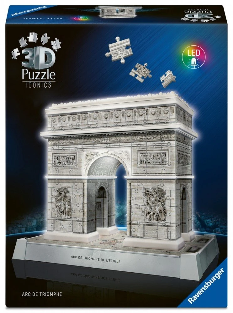 Ravensburger 3D dėlionė Iconics Triumfo arka