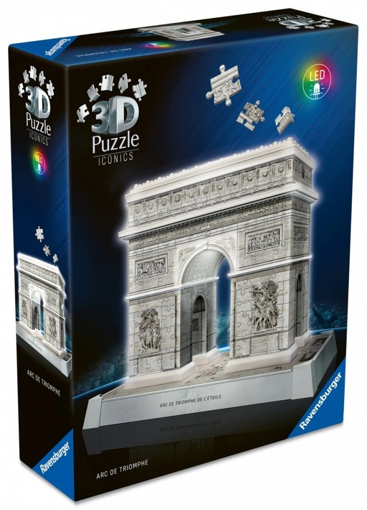 Ravensburger 3D dėlionė Iconics Triumfo arka