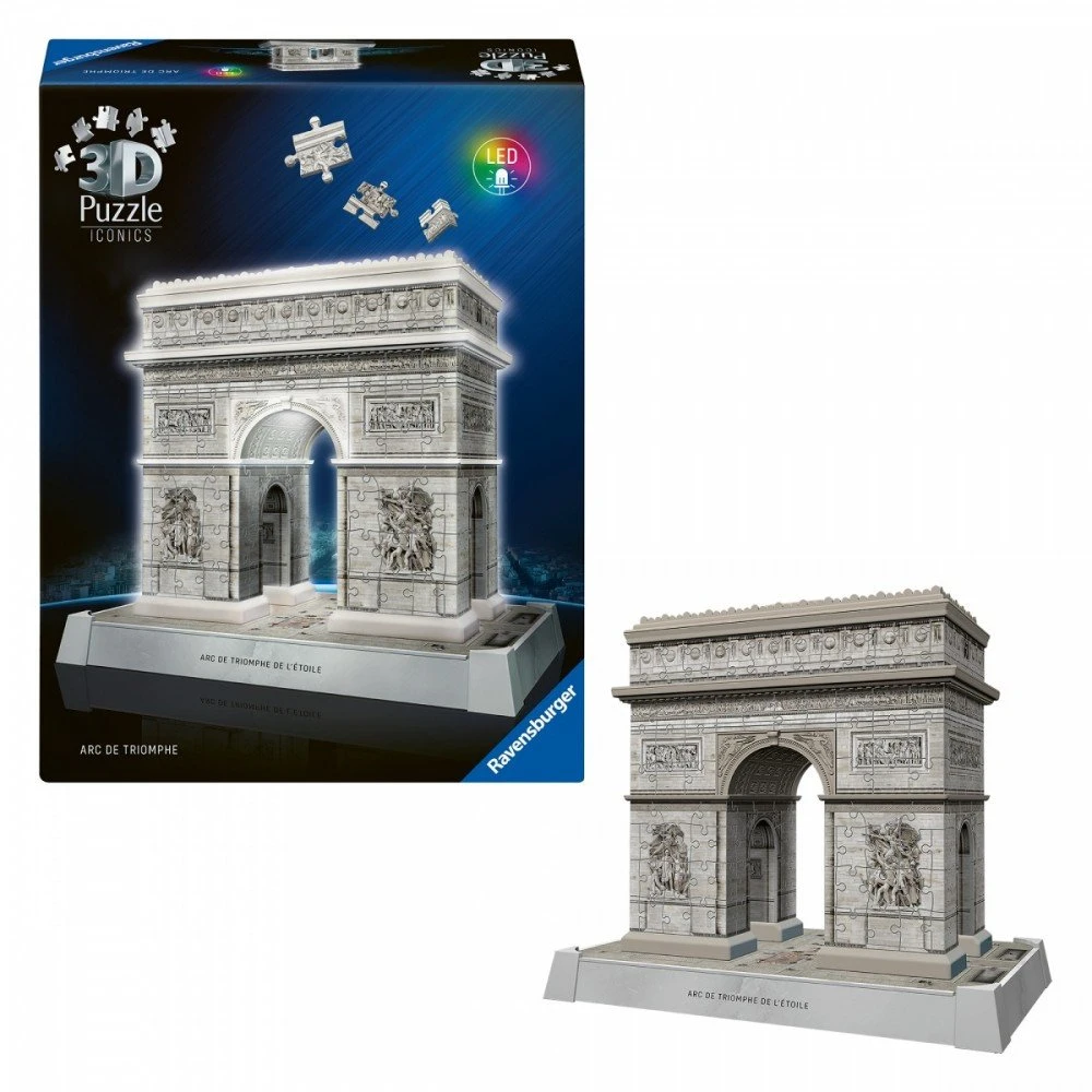 Ravensburger 3D dėlionė Iconics Triumfo arka