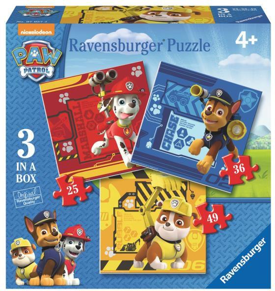 Ravensburger Dėlionė 110 vnt. - Šunyčiai patruliai aprašymas - Prekės nuotrauka