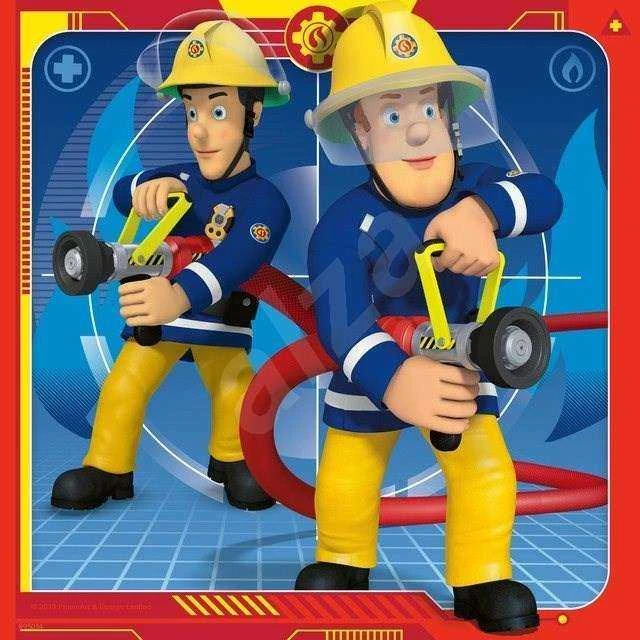 Ravensburger Dėlionė 3x49 vnt. - Ugniagesys Samas į pagalbą!