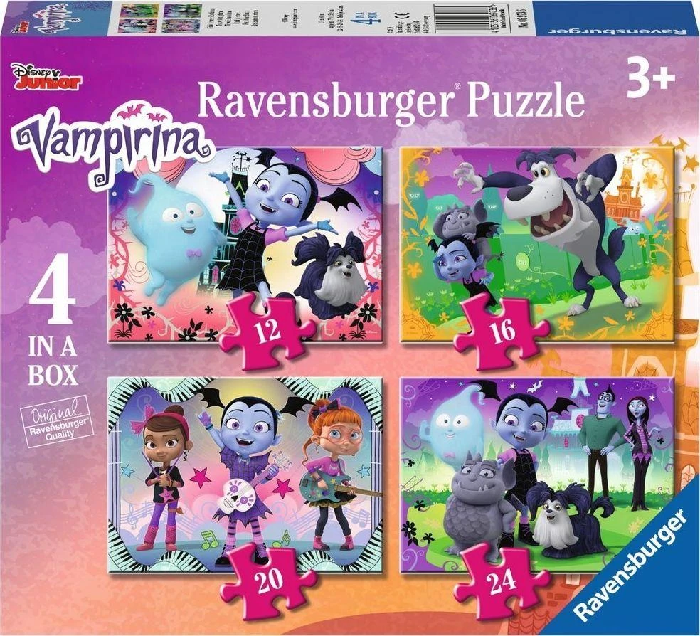 Puzzle 4in1 Vampirina - RAVENSBURGER dėlionė