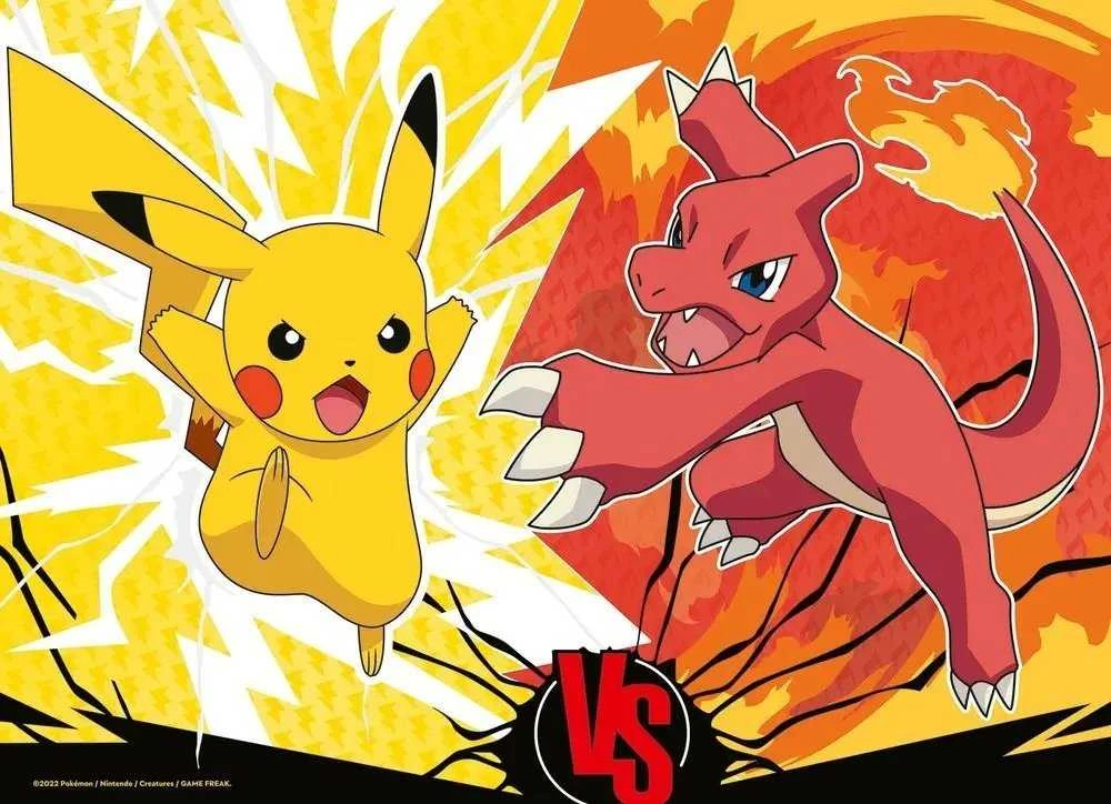 Ravensburger Dėlionė 4x100 vnt. - Pokemonai