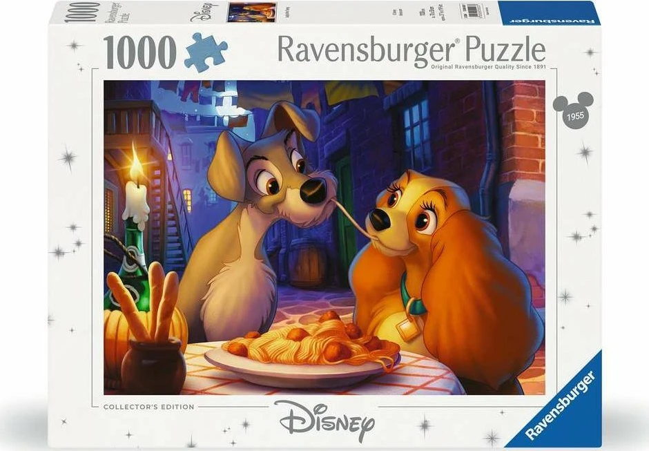 Ravensburger Dėlionė 1000 vnt. - Dama ir valkata