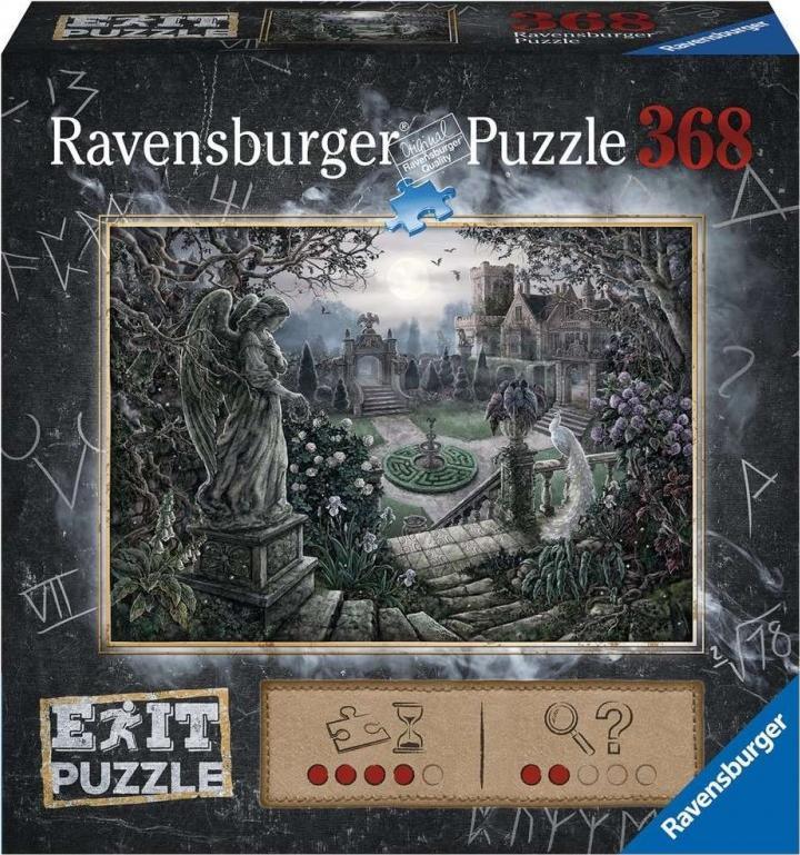 Ravensburger EXIT Dėlionė 368 vnt. - Vidurnaktis sode aprašymas - Prekės nuotrauka
