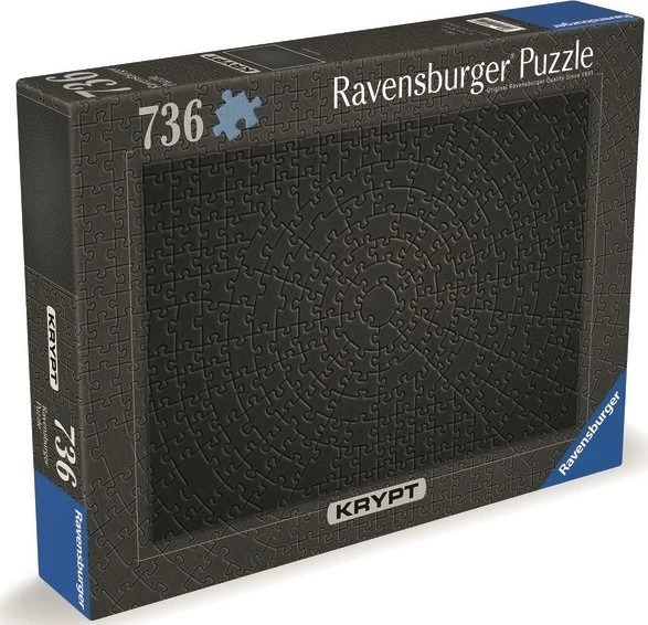 Ravensburger Dėlionė 736 vnt. - "Krypt" Juoda