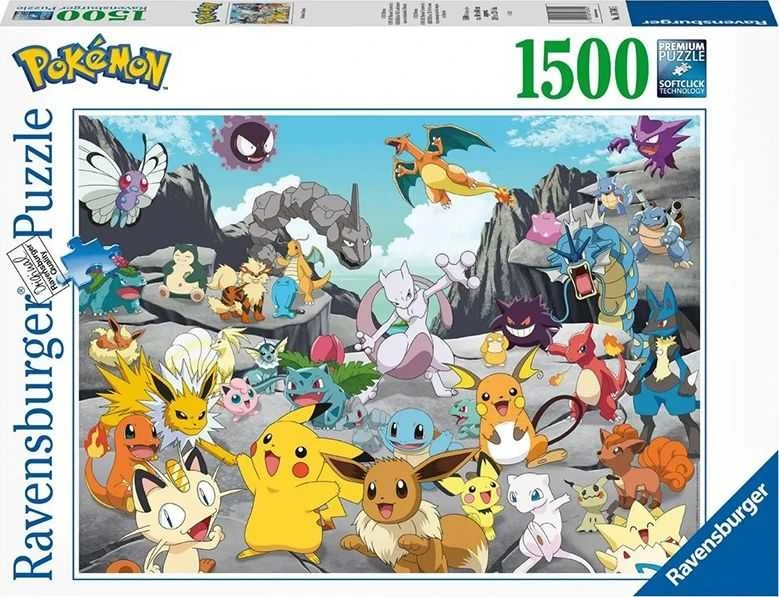 Ravensburger Dėlionė 1500 vnt. - Pokemonai