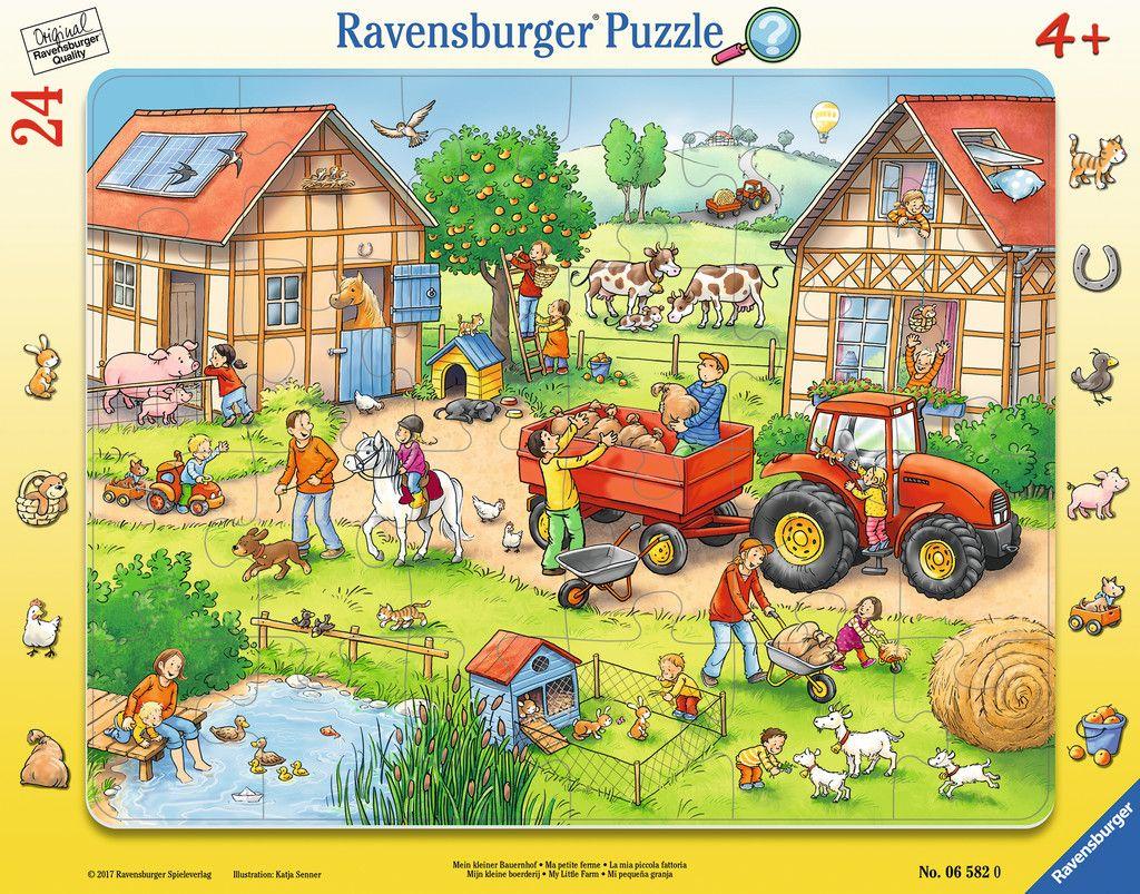 Ravensburger Dėlionė 24vnt. - Mano mažas ūkis aprašymas - Prekės nuotrauka