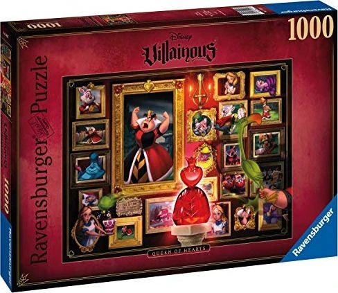 Ravensburger "Villainous" Dėlionė 1000 vnt. - Piktadarė: Alisa stebuklų šalyje