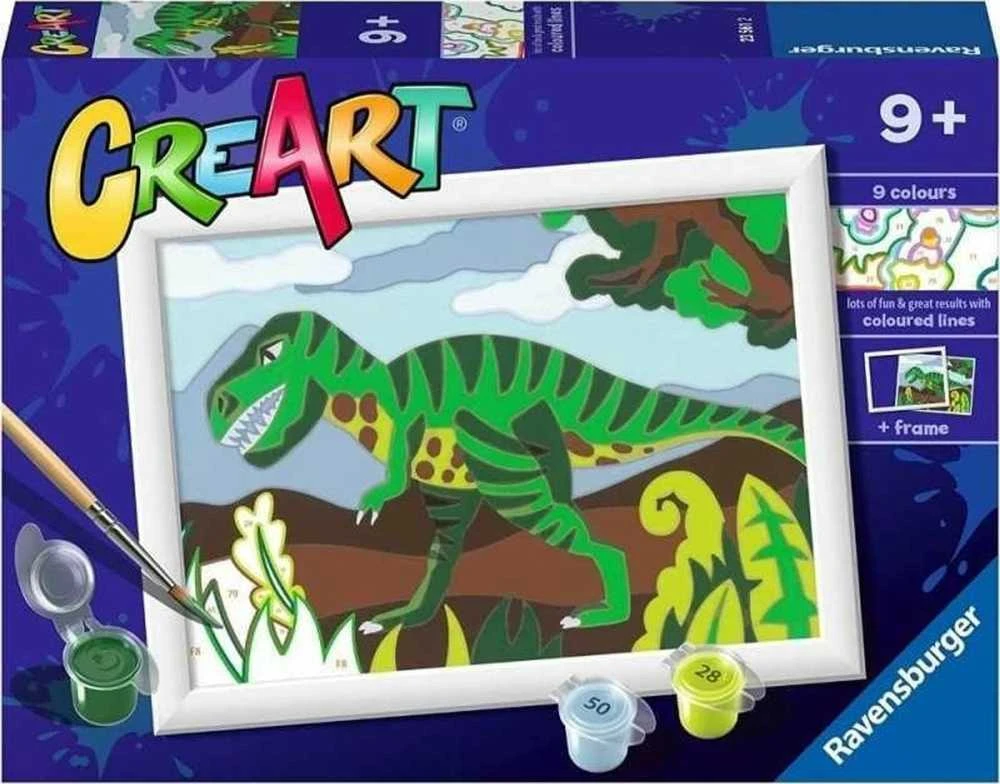 Tapymas pagal skaičius Roaming Dinosaur 23561 Ravensburger