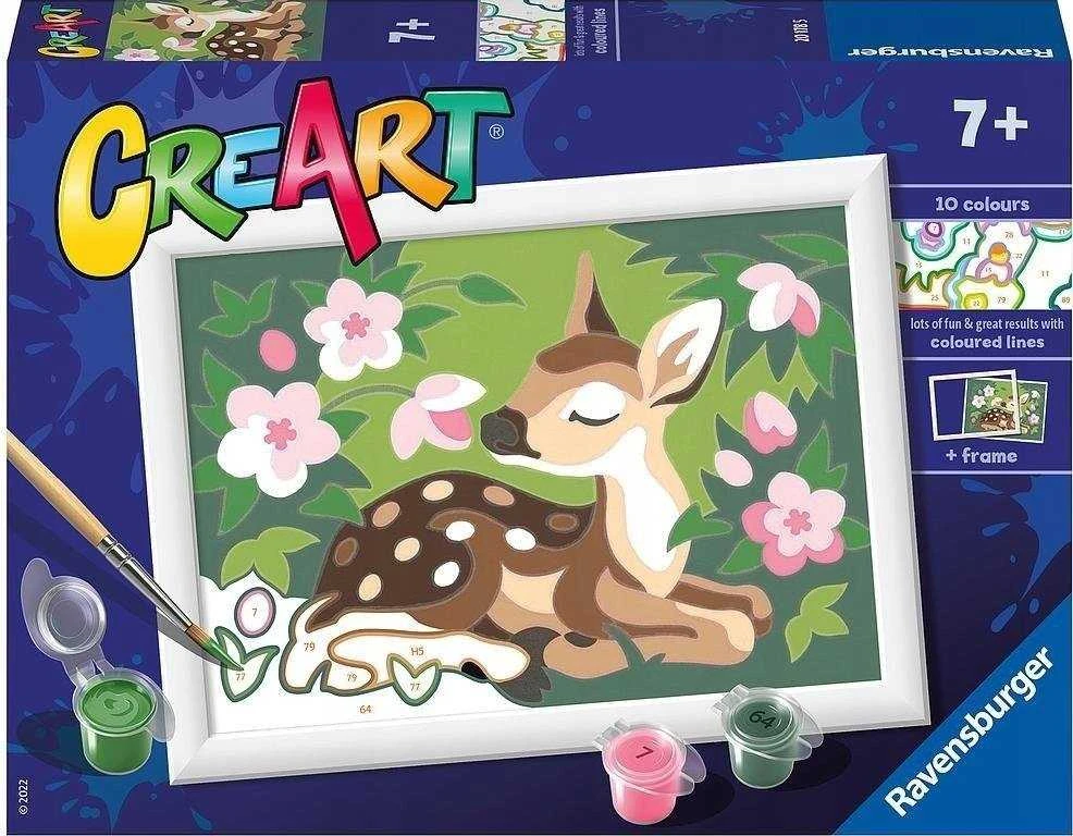 Tapymas pagal skaičius Floral Fawn 20178 Ravensburger