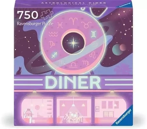 Dėlionė Ravensburger *****RAV puzzle 750 Art_Soul Diner 01000