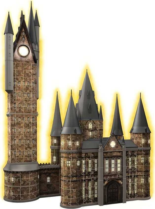 3D dėlionė Hogwarts Astronomijos bokštas Night Edition 540 detalių Ravensburger