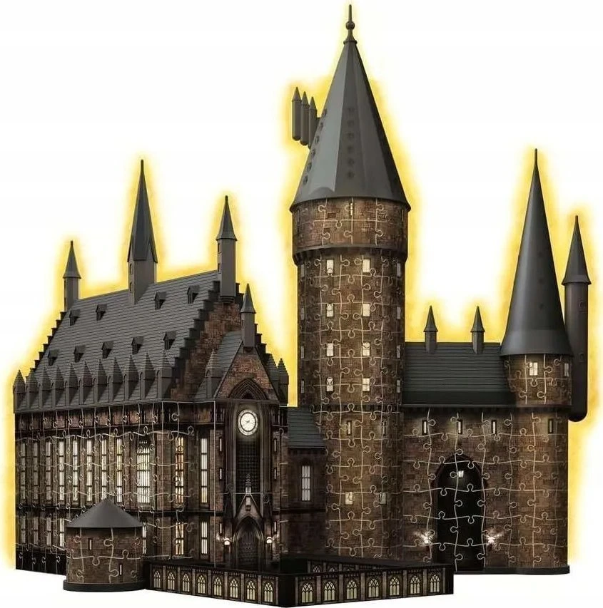 Ravensburger 3D dėlionė Hogwarts pilis naktį 540 detalių