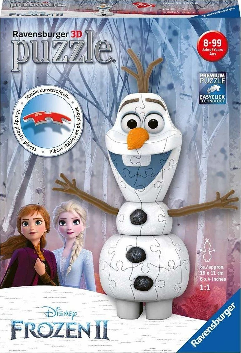 3D Puzzle 54 Frozen II - RAVENSBURGER dėlionė