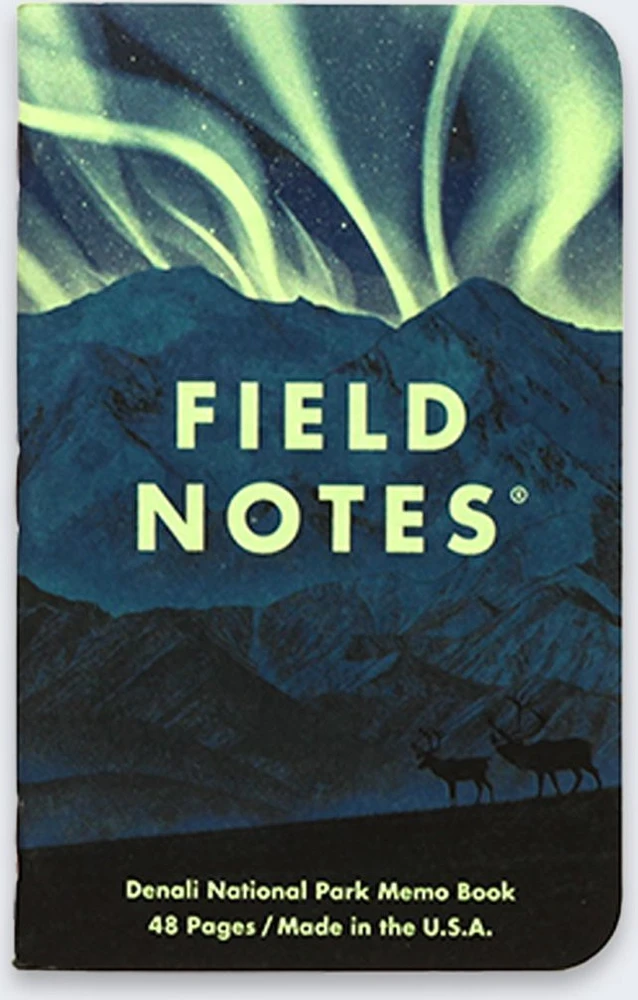 Ravensburger Užrašų knygelė Field Notes Nacionaliniai parkai JAV Denali Cuya