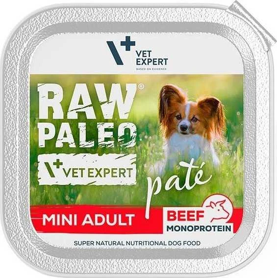 RAW PALEO Pate Mini Adult jautiena - wet dog food - 150 g