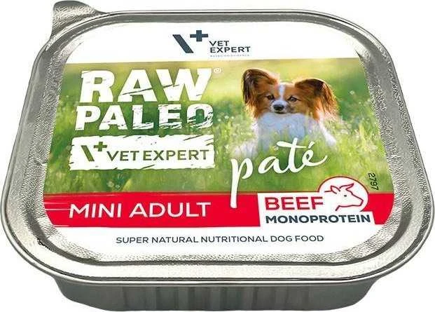 RAW PALEO Pate Mini Adult jautiena - wet dog food - 150 g
