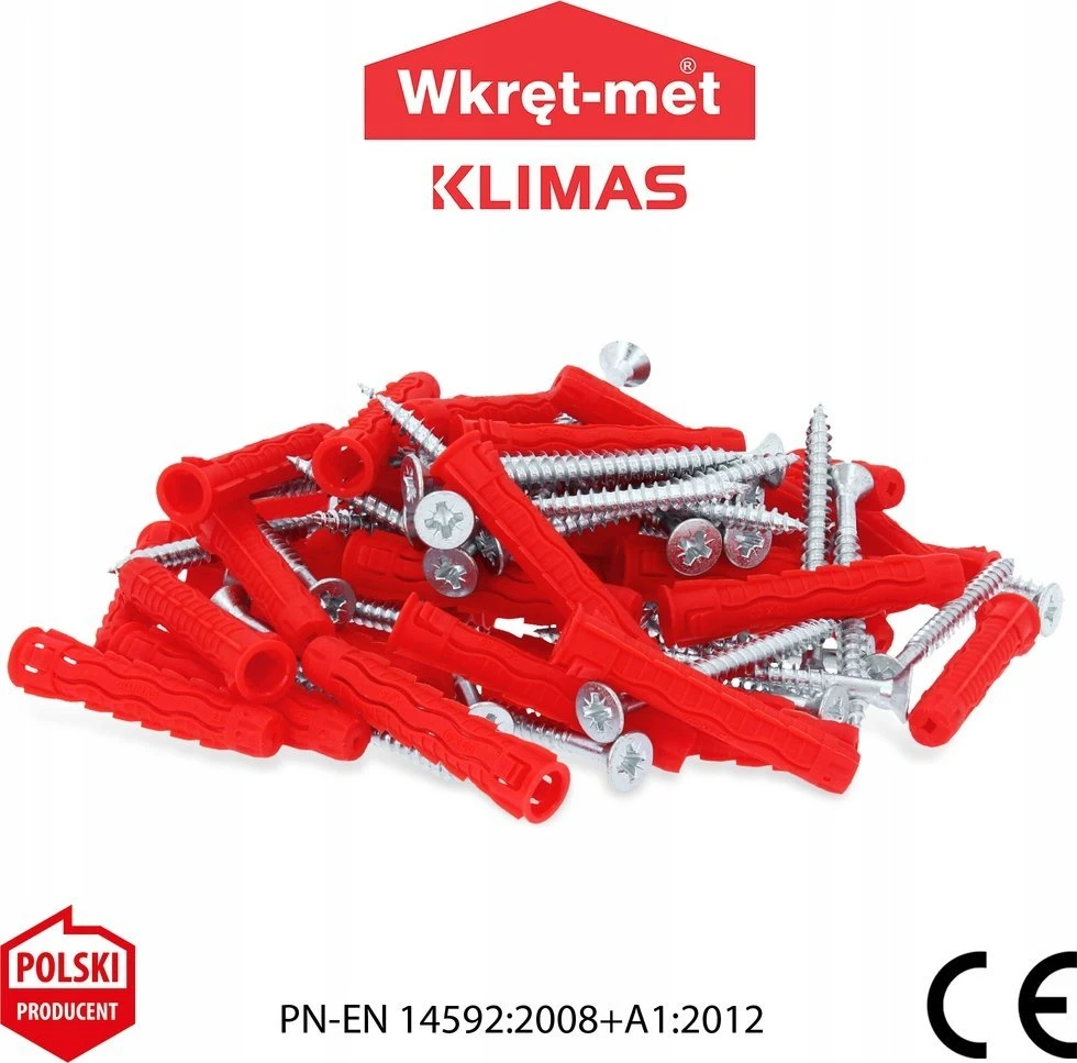 Wkret Met Universalus kaištis 10x60/70, įleistas varžtas, kartonas (SFXP-10060070 x 50 vnt.)