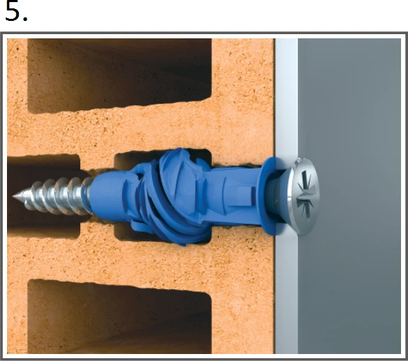 Rawlplug Kaištis 4ALL FI08 Z WKR.5,0X60 /OPAK=50SZT/