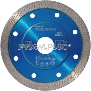 Rawlplug Nuolatinis deimantinis diskas 200x25,4/22,23 mm 1 vnt. - RT-DDC-200R