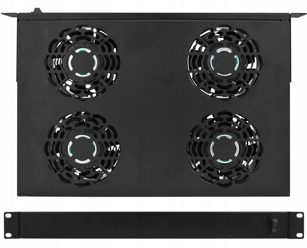 Pulsar RAWP-1 4 ventiliatorių skydelis RACK 19 spintelėms