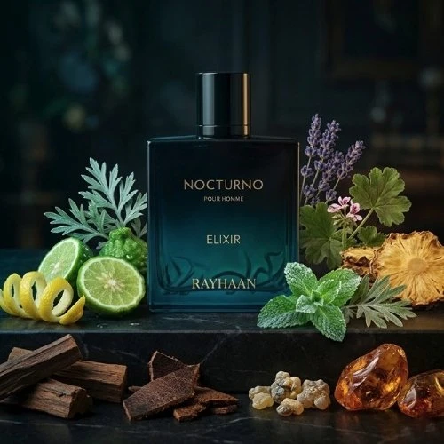 Rayhaan Nocturno Eliksyras EDP parfumuotas vanduo vyrams, 100 ml