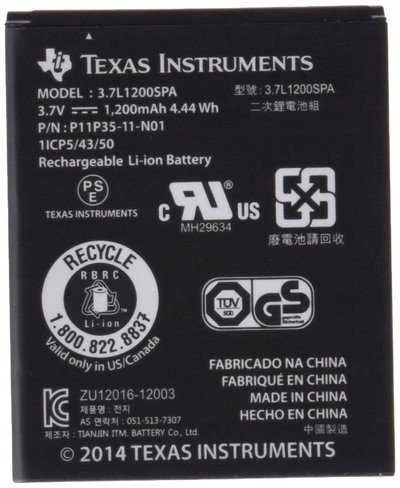 „Rayovac Texas Instruments“ baterijų paketas, skirtas TI-Nspire CX/CX CAS modeliams N2BT-BKT-B „Texas Instruments“ (N2BT-BKT-B)