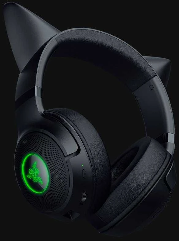 Razer | Ausinės | Kraken Kitty V2 BT | Taip | Bluetooth | Už ausų | Belaidės