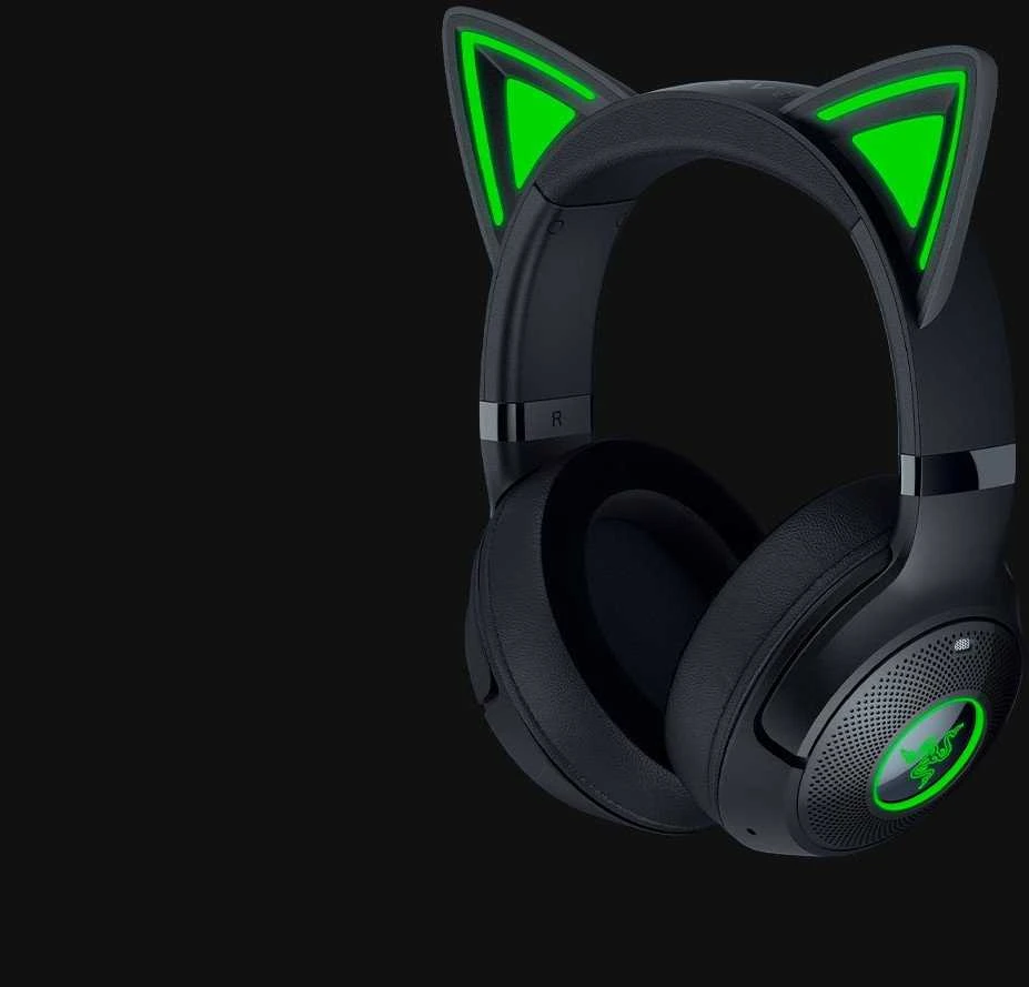 Razer | Ausinės | Kraken Kitty V2 BT | Taip | Bluetooth | Už ausų | Belaidės