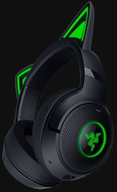 Razer | Ausinės | Kraken Kitty V2 BT | Taip | Bluetooth | Už ausų | Belaidės