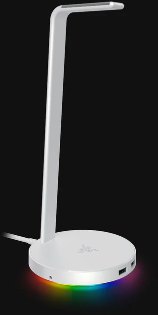 Ausinių stovas Razer Base Station V2 Chroma Quartz Edition, Baltas