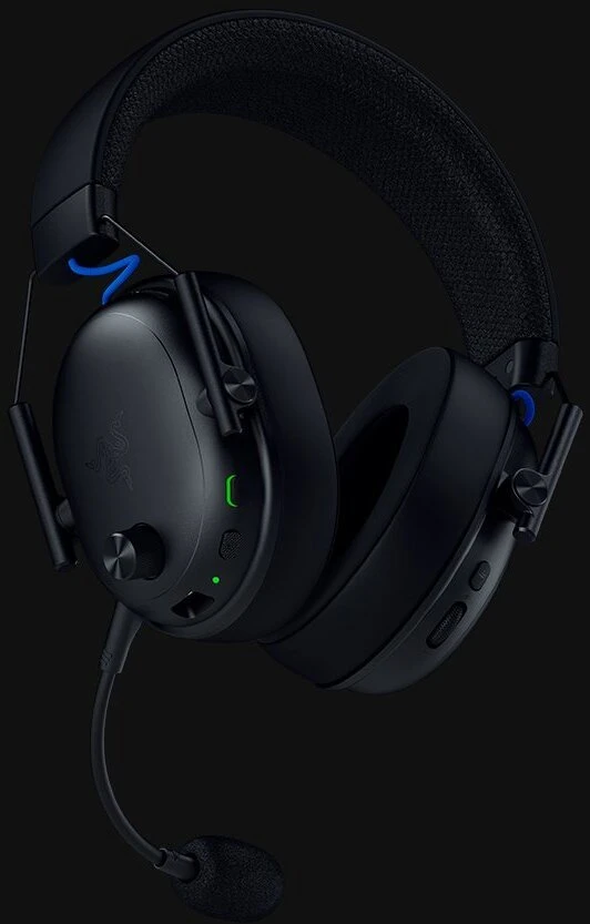 Ausinės Razer BlackShark V3, skirta PlayStation, juoda