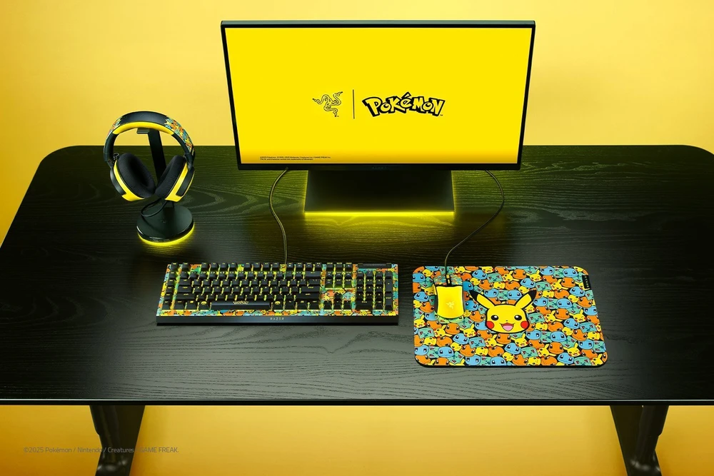 Razer | BlackWidow V4 X | Mechaninė klaviatūra žaidimams | su laidu | US | Žalias Mechaninė Switches | Pokémon Edition | Chroma RGB