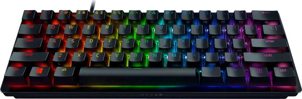 60% Mechaninė Žaidimų klaviatūra Razer Huntsman Mini, Purple Switch, US išdėstymas