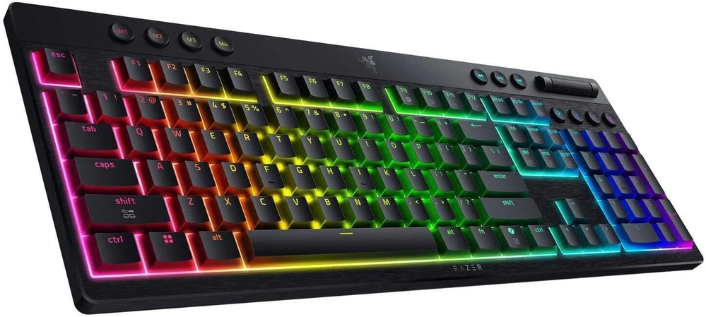 Klaviatūra žaidimams Razer BlackWidow V4 HyperSpeed Razer Geltona belaidė mechaninė su pašvietimu juoda