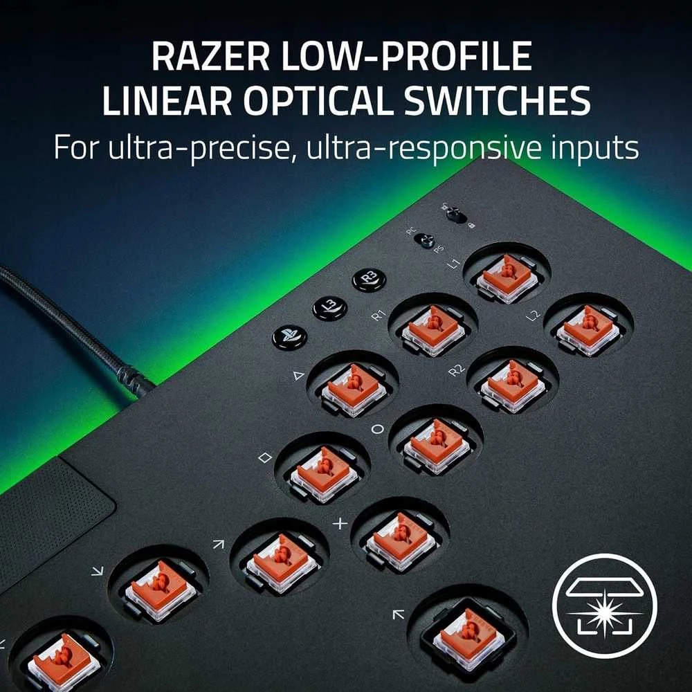 Razer | Arkadinis valdiklis, skirtas PS5 ir asmeniniam kompiuteriui | Kitsune