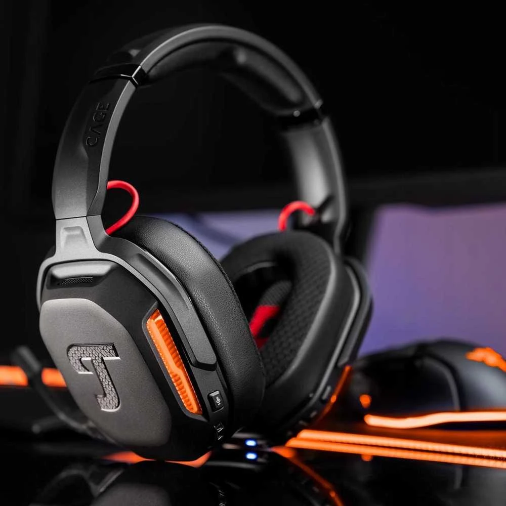 Teufel CAGE PRO belaidės Over-Ear bluetooth Ausinės Žaidimams night juodas